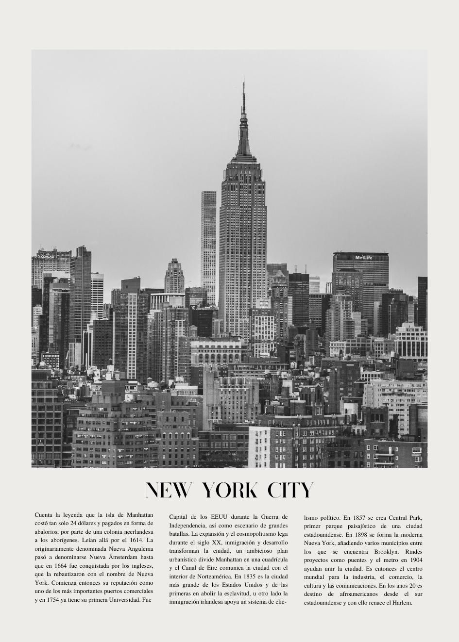 Cuadro-NEW YORK PAPER-Studio Malek