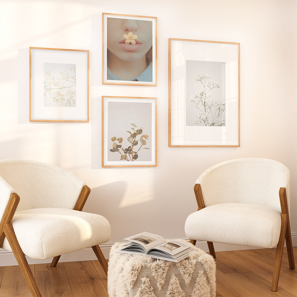 WHITE FLOWERS SET