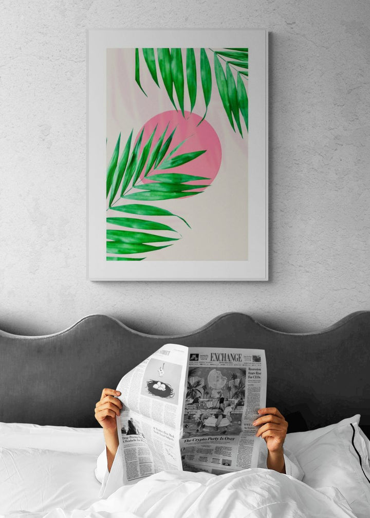 Cuadro-PINK PALM-Studio Malek