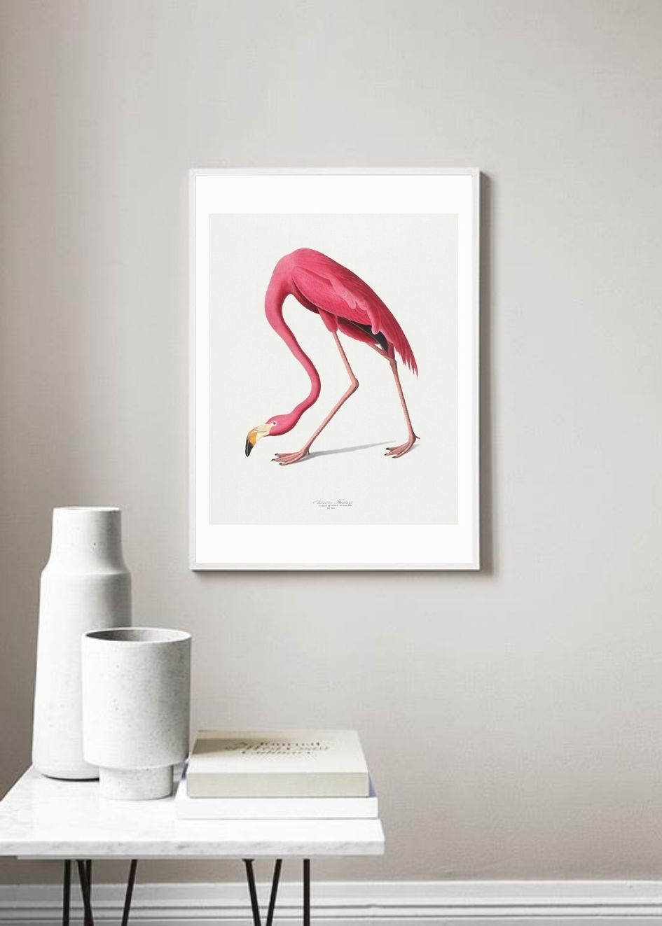 Cuadro-FLAMINGO VINTAGE-Studio Malek