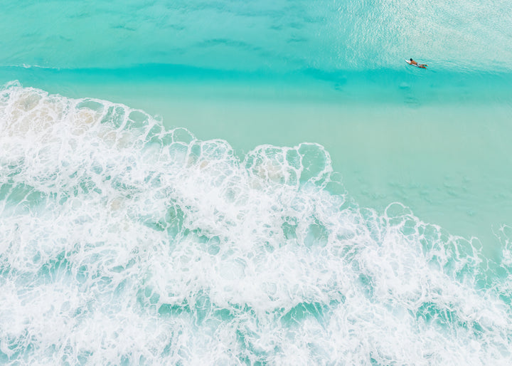 Surfer and Waves