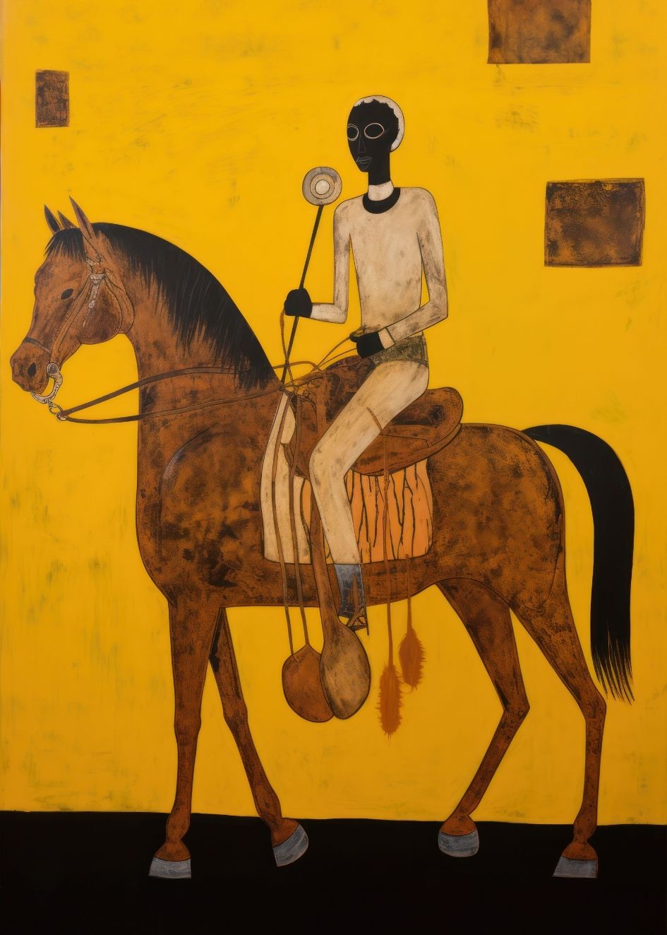 Cuadro-AFRICAN HORSE-Studio Malek