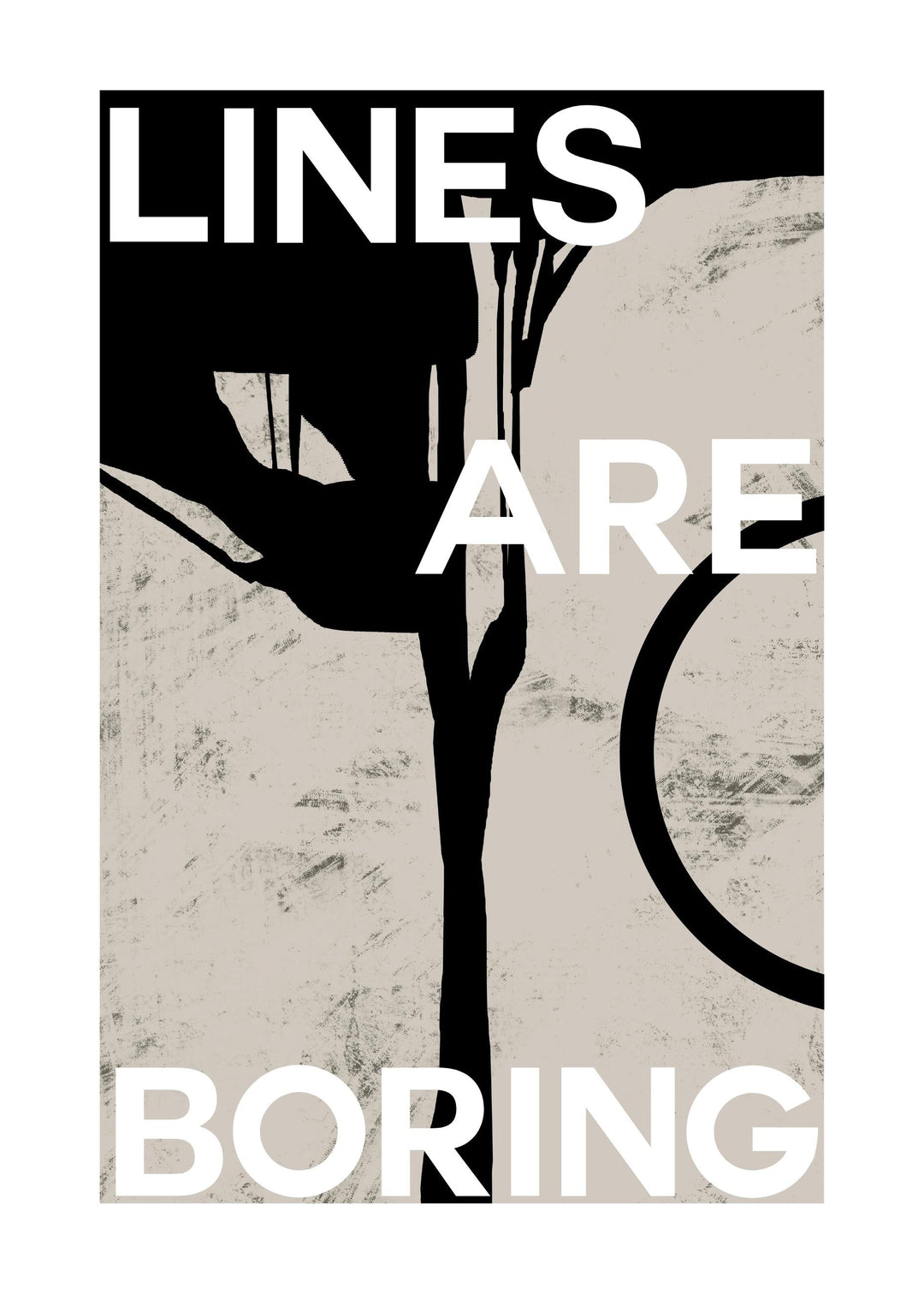 Cuadro-LINES ARE BORING-Studio Malek