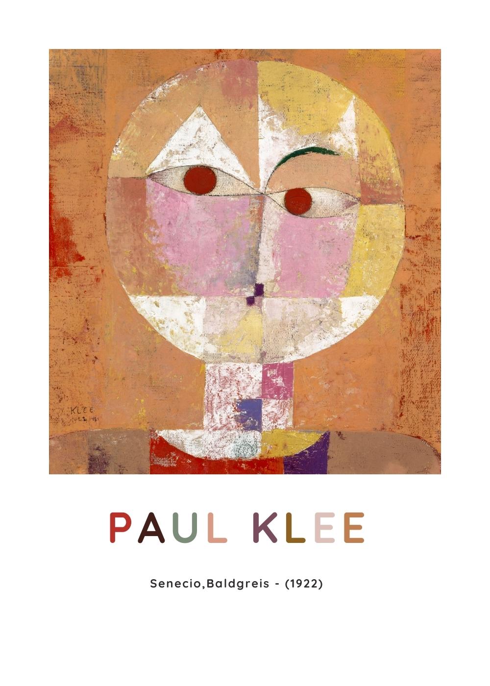 Cuadro-PAUL KLEE - SENECIO-Studio Malek