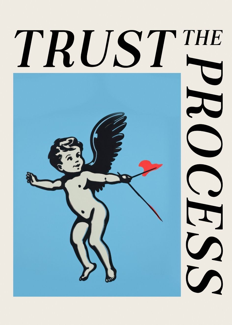 Cuadro-TRUST THE PROCESS-Studio Malek