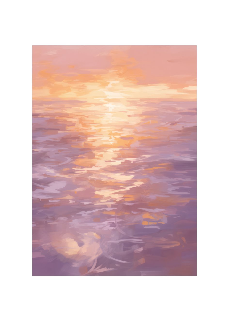 Cuadro-WATERCOLOR SUNSET-Studio Malek