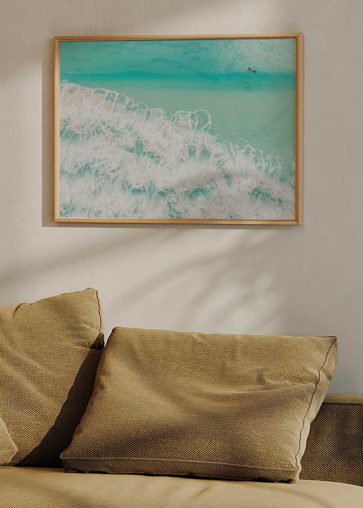Surfer and Waves