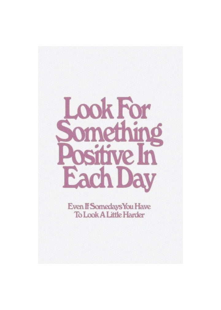 SOMETHING POSITIVE