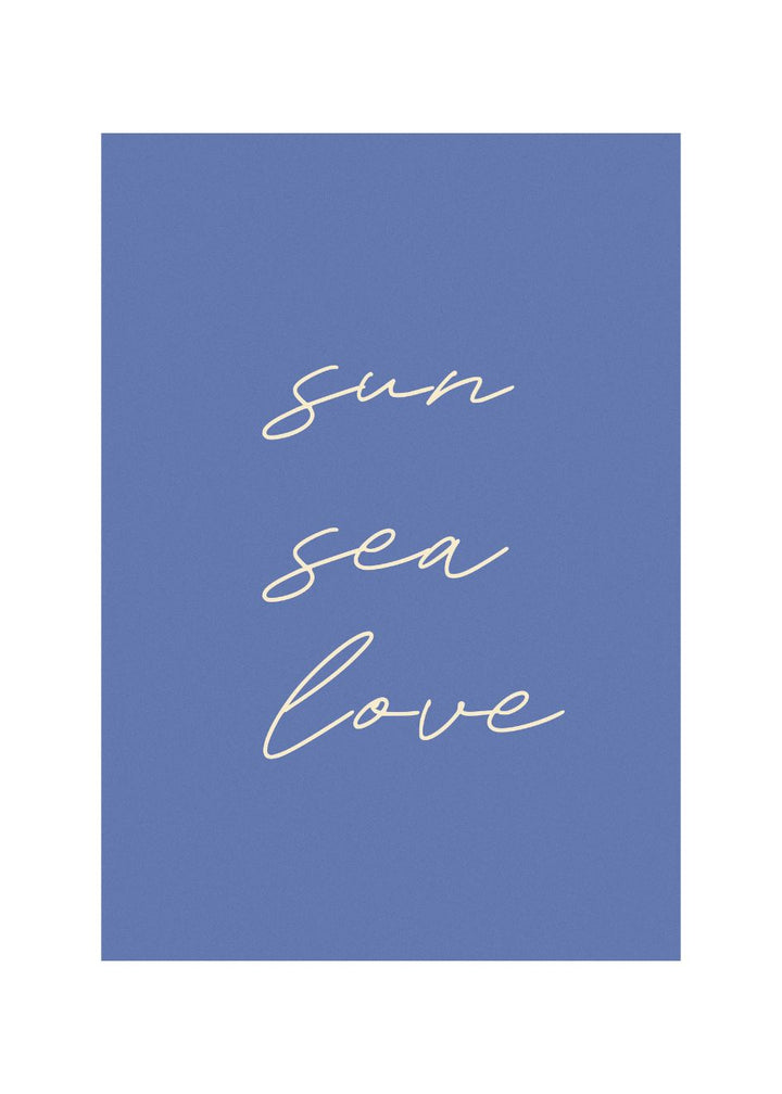 SUN, SEA, LOVE.