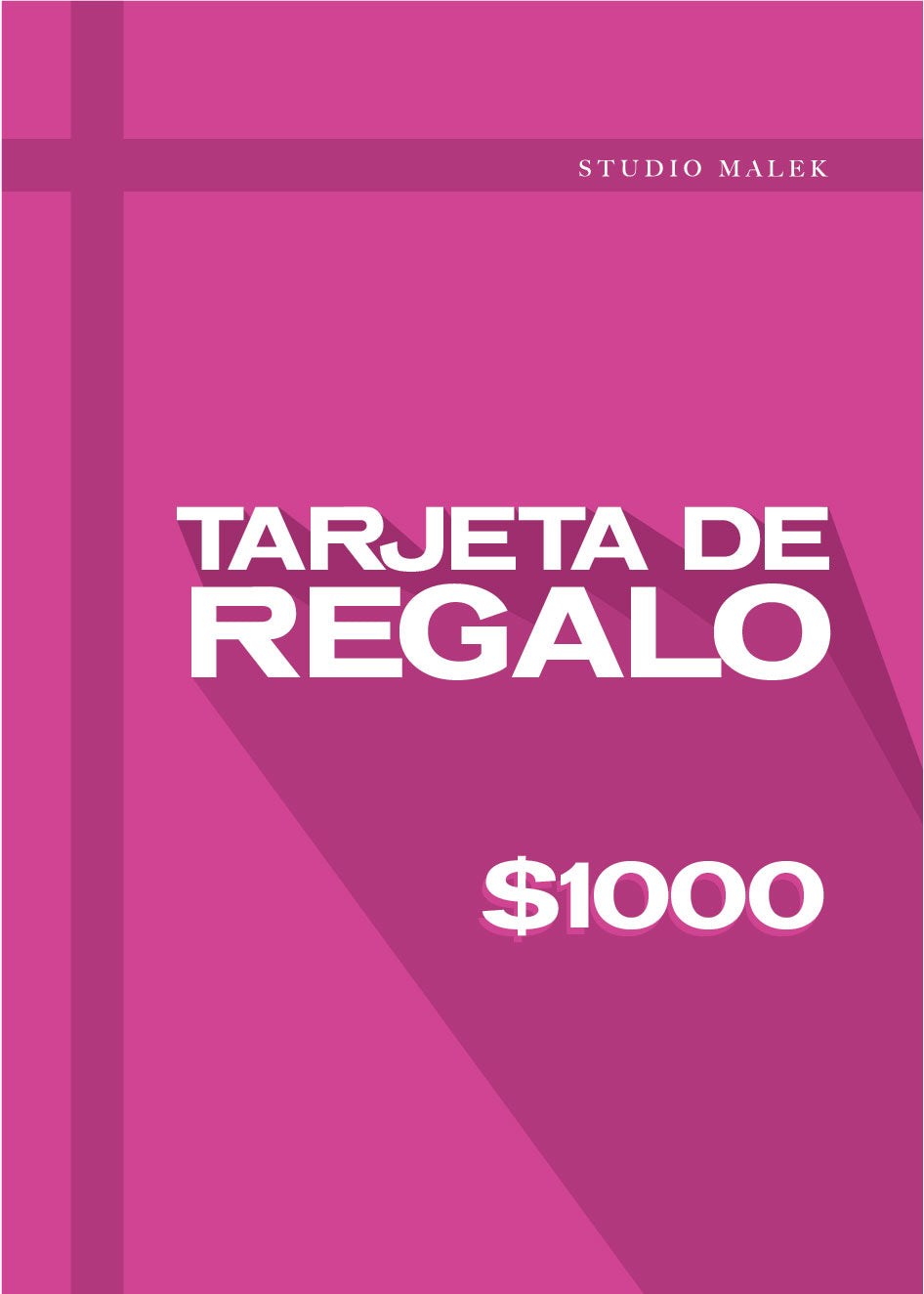 Tarjeta de Regalo Studio Malek