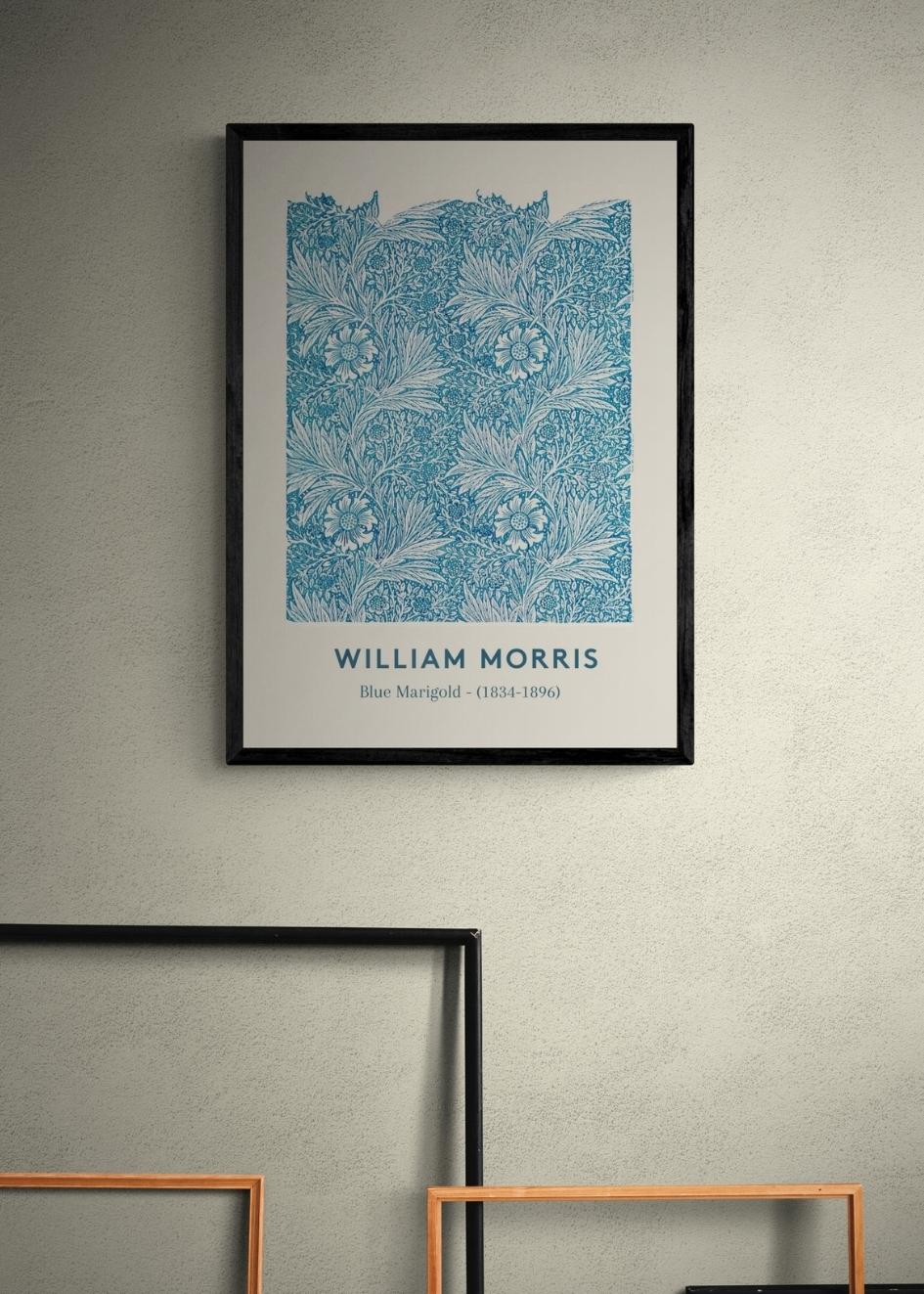 WILLIAM MORRIS- BLUE MARIGOLD