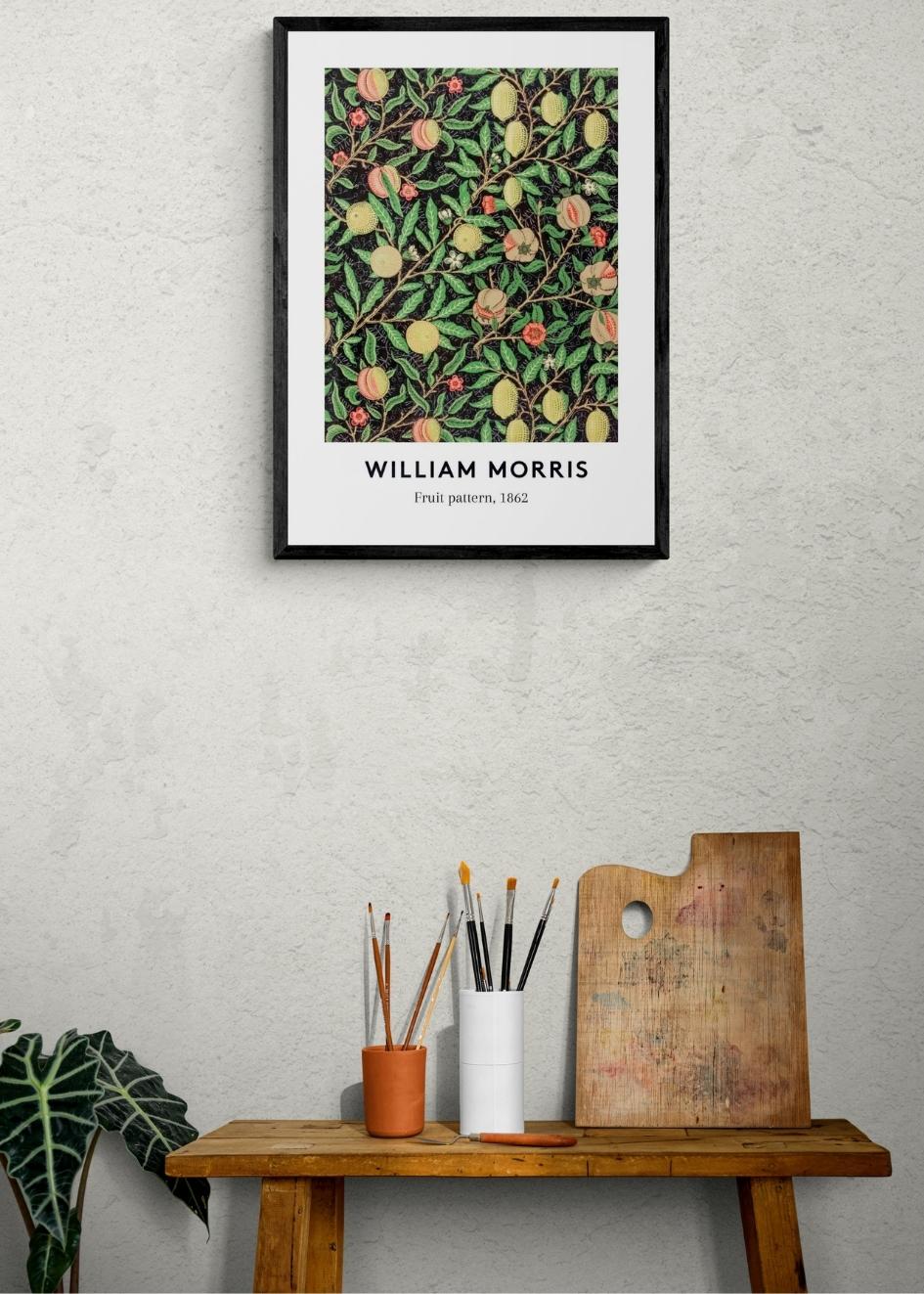 Cuadro-WILLIAM MORRIS- FRUIT PATTERN-Studio Malek