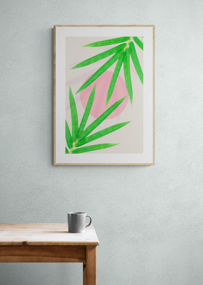 GREEN & PINK PALM