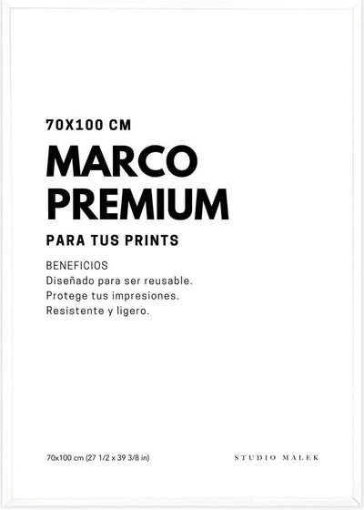 MARCO DE CUADRO BLANCO 70x100 cm