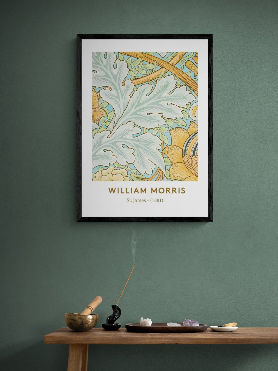 Cuadro-WILLIAM MORRIS- ST JAMES-Studio Malek