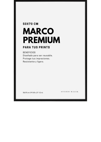 MARCO DE CUADRO NEGRO 50x70 cm